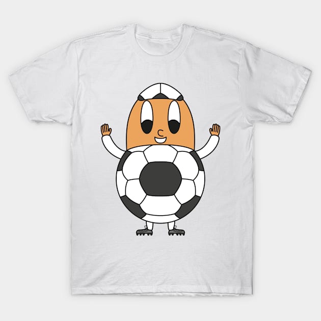 Soccer-Ball Egg T-Shirt by M.-P.-Mueller